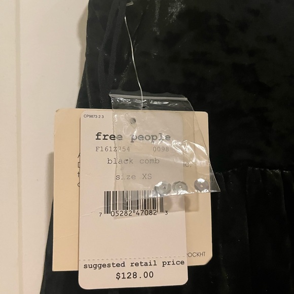 Free People Velvet Dress NWT - Picture 3 of 5